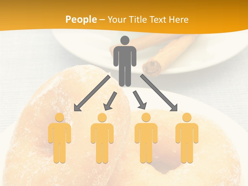 Cakesweettreatsnack Glazed Donutdoughnutcoffeeround PowerPoint Template