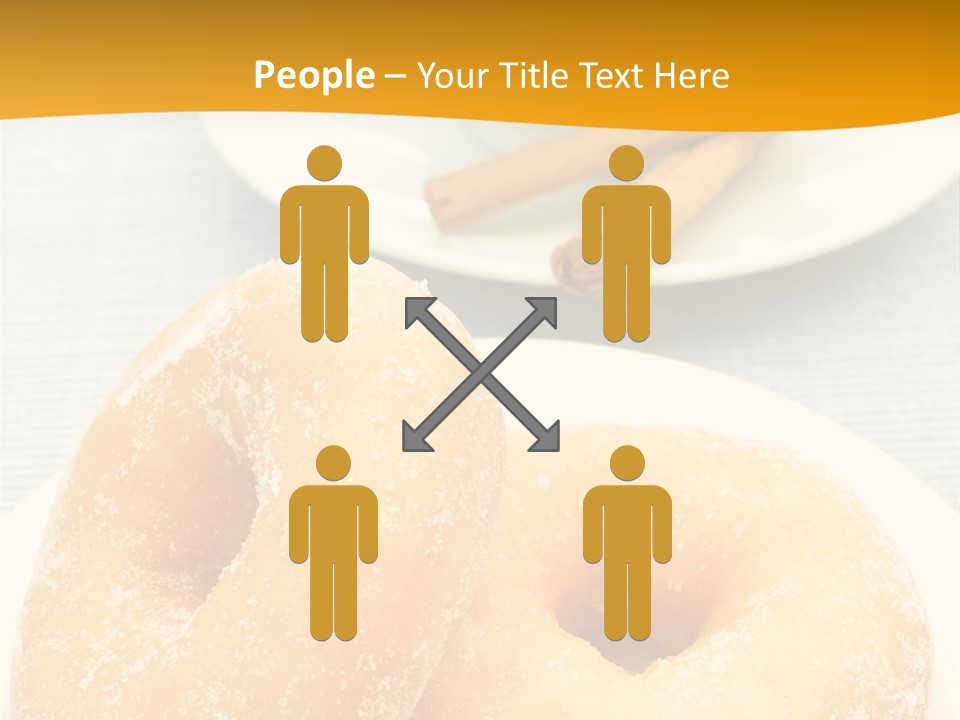 Cakesweettreatsnack Glazed Donutdoughnutcoffeeround PowerPoint Template