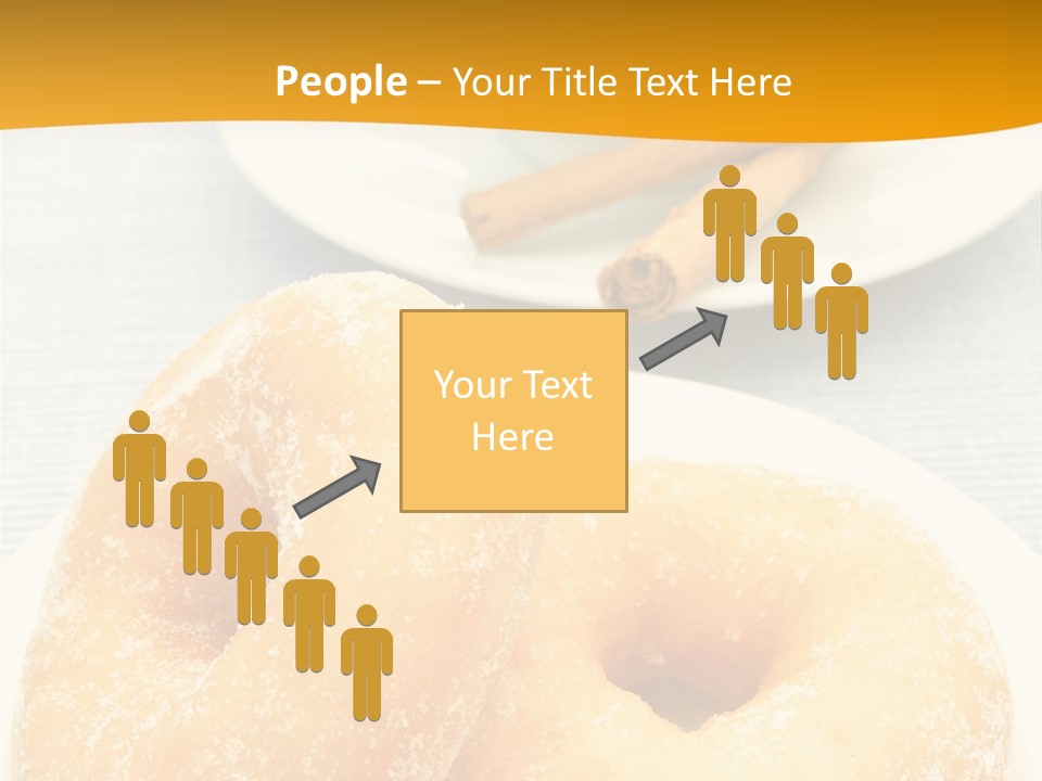 Cakesweettreatsnack Glazed Donutdoughnutcoffeeround PowerPoint Template