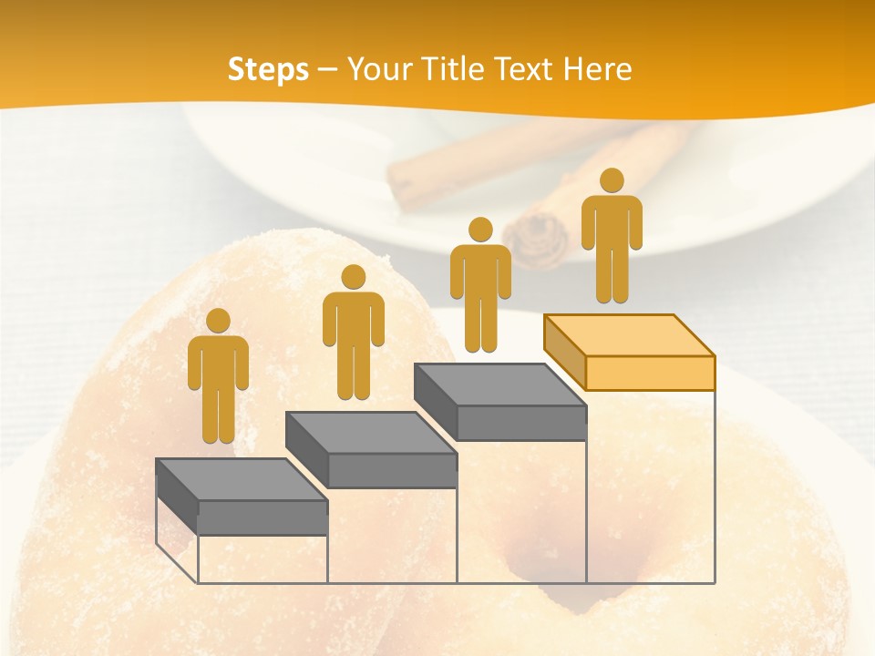 Cakesweettreatsnack Glazed Donutdoughnutcoffeeround PowerPoint Template