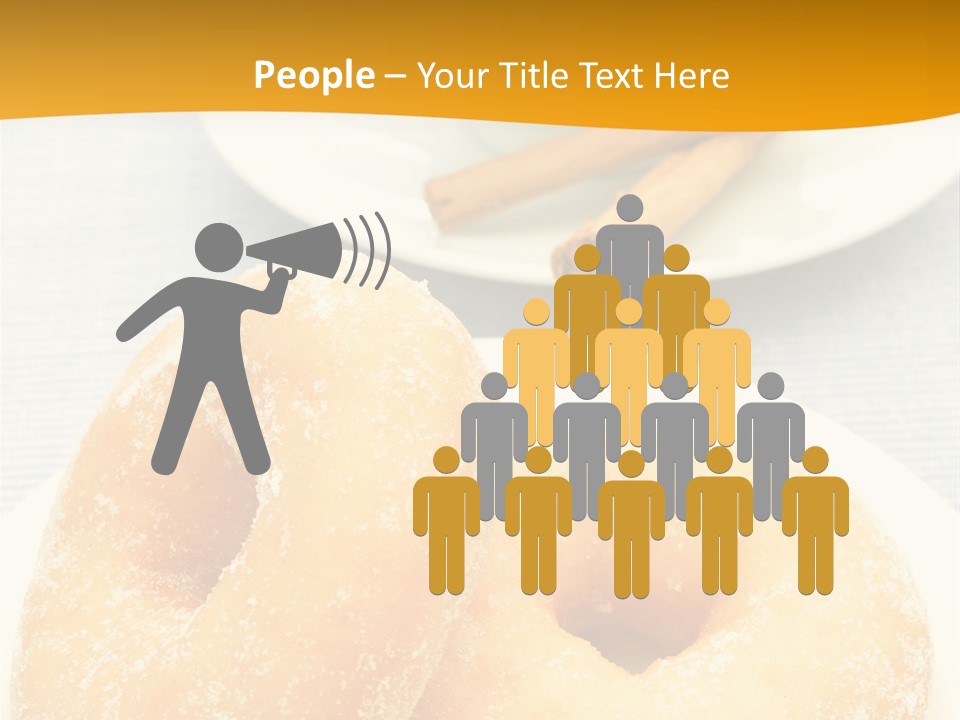 Cakesweettreatsnack Glazed Donutdoughnutcoffeeround PowerPoint Template