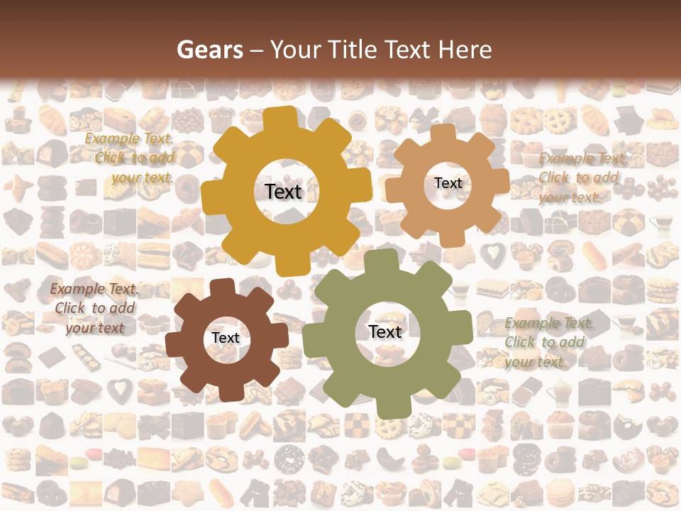 Candy Time Bread PowerPoint Template