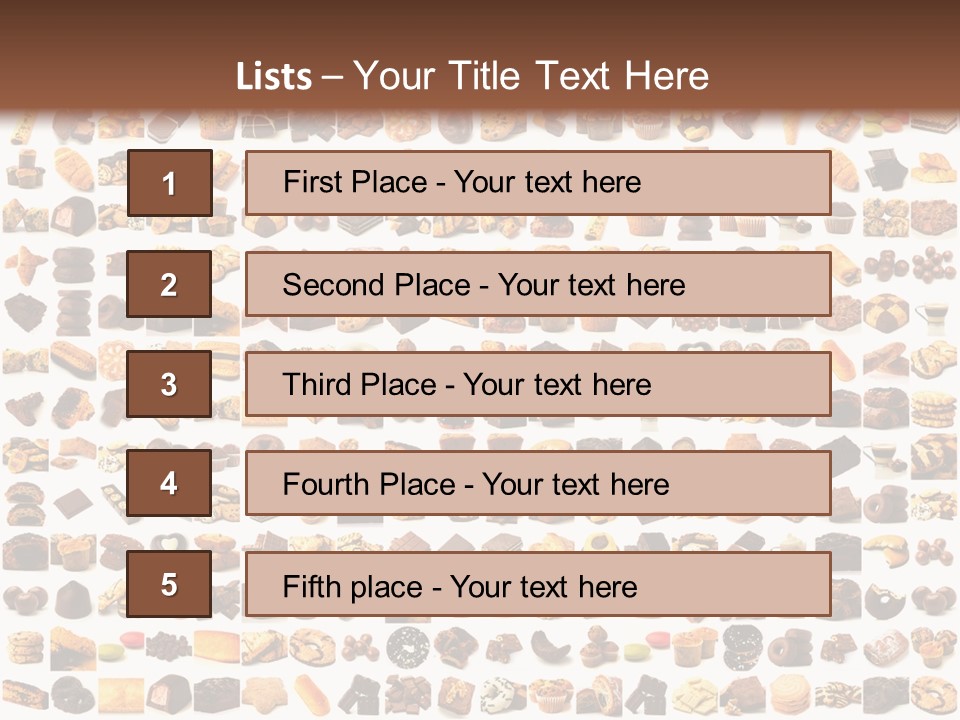 Candy Time Bread PowerPoint Template