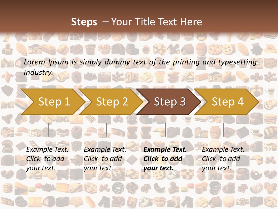 Candy Time Bread PowerPoint Template