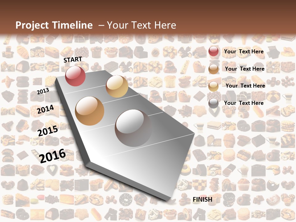 Candy Time Bread PowerPoint Template