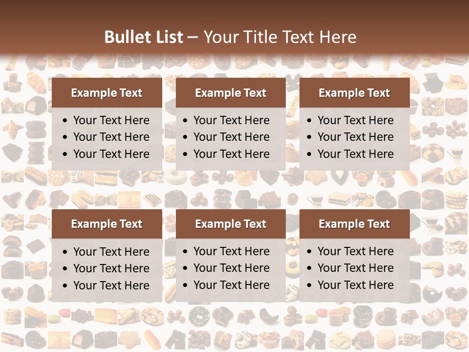 Candy Time Bread PowerPoint Template
