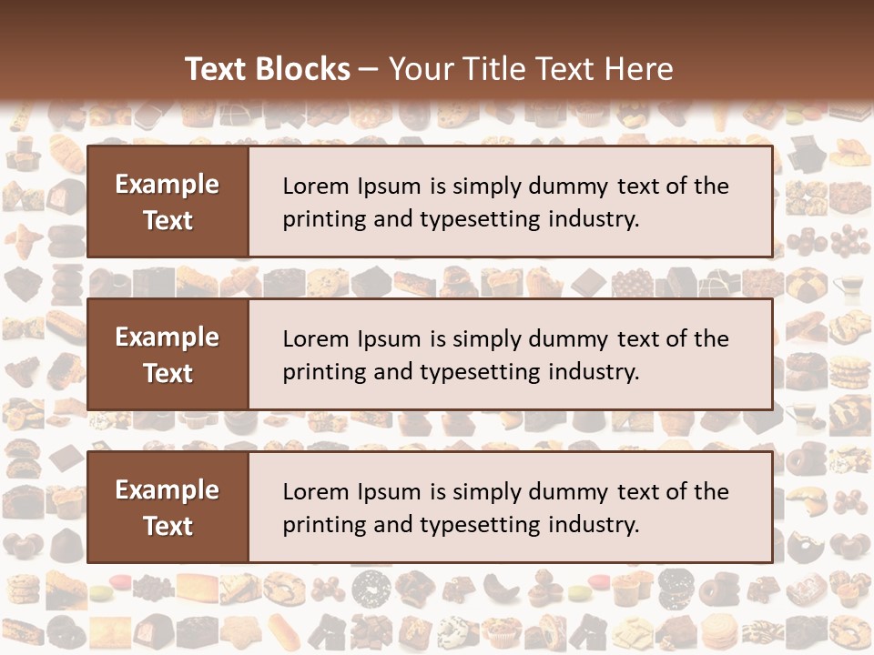 Candy Time Bread PowerPoint Template