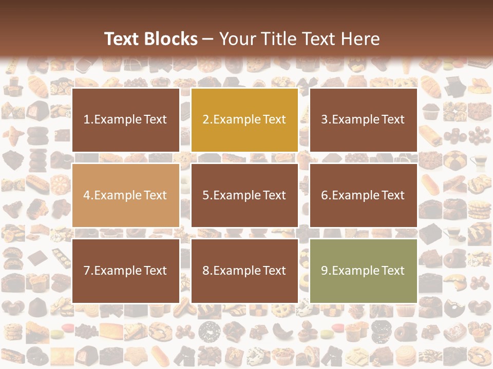 Candy Time Bread PowerPoint Template