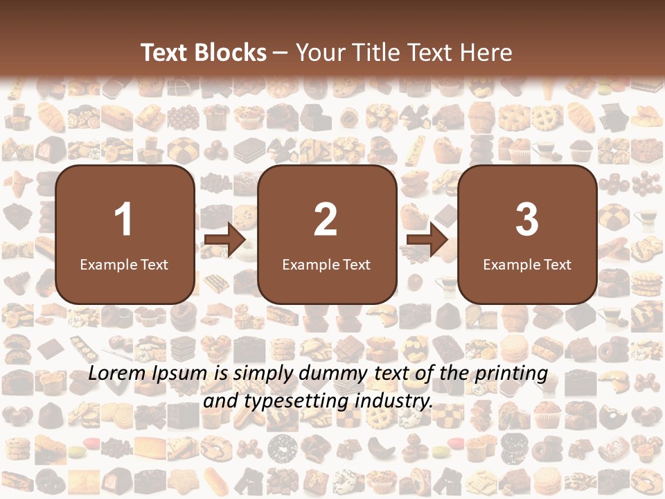 Candy Time Bread PowerPoint Template