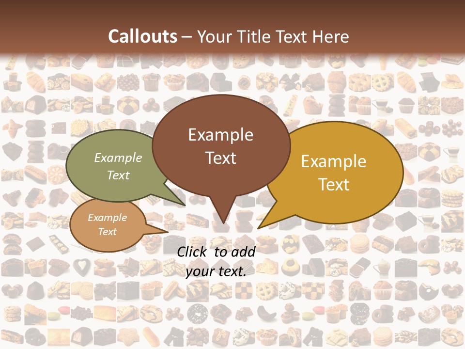 Candy Time Bread PowerPoint Template