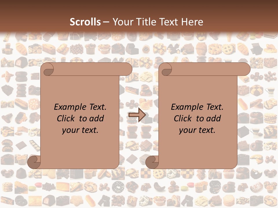 Candy Time Bread PowerPoint Template