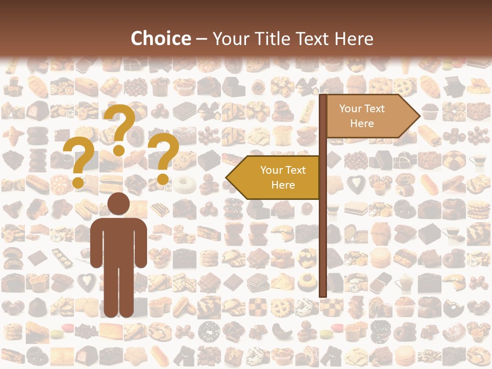 Candy Time Bread PowerPoint Template