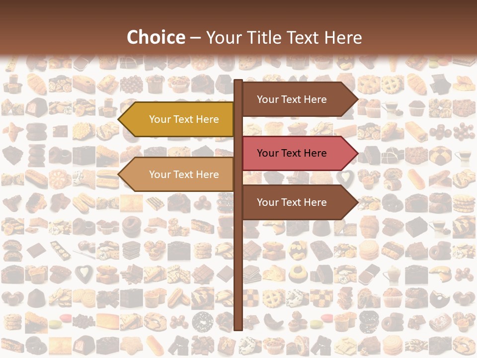 Candy Time Bread PowerPoint Template