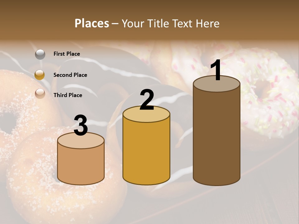 Verzierung Krapfen Ern PowerPoint Template