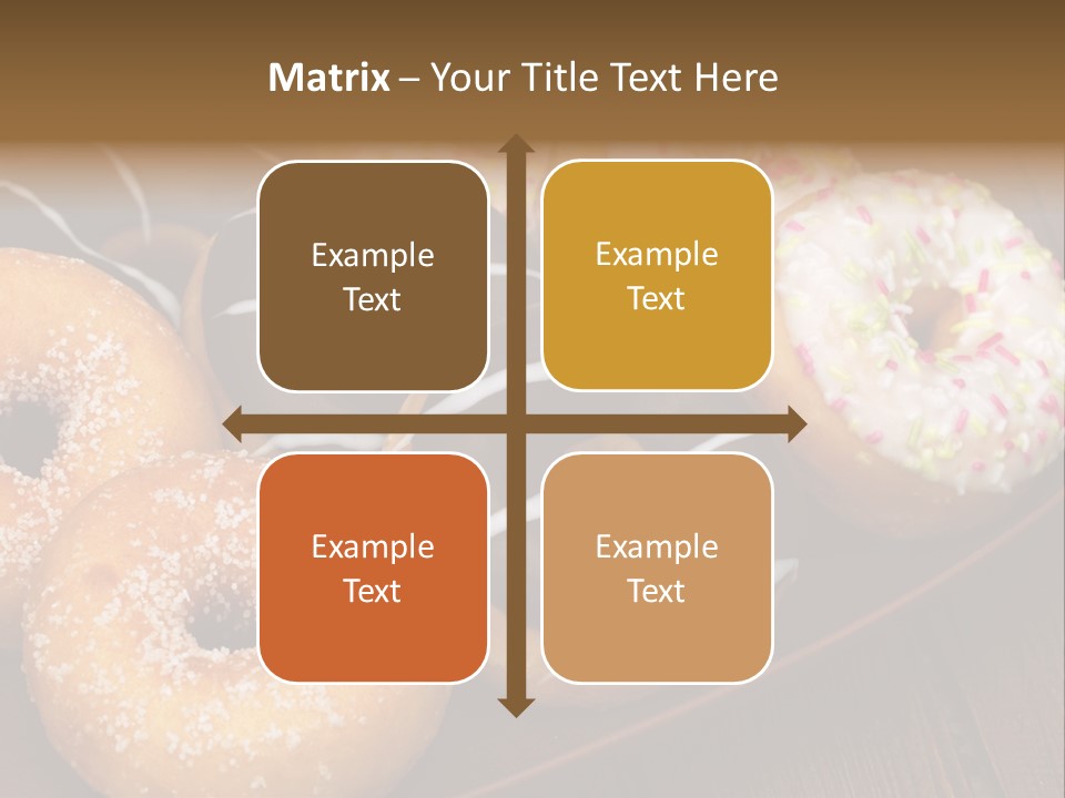 Verzierung Krapfen Ern PowerPoint Template