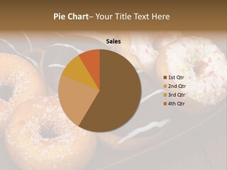 Verzierung Krapfen Ern PowerPoint Template