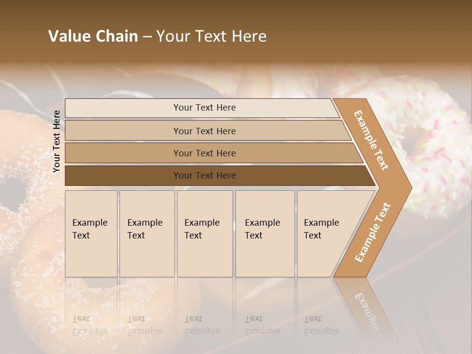 Verzierung Krapfen Ern PowerPoint Template