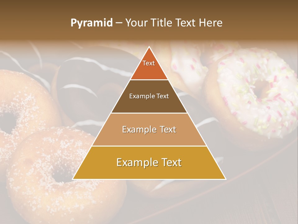 Verzierung Krapfen Ern PowerPoint Template