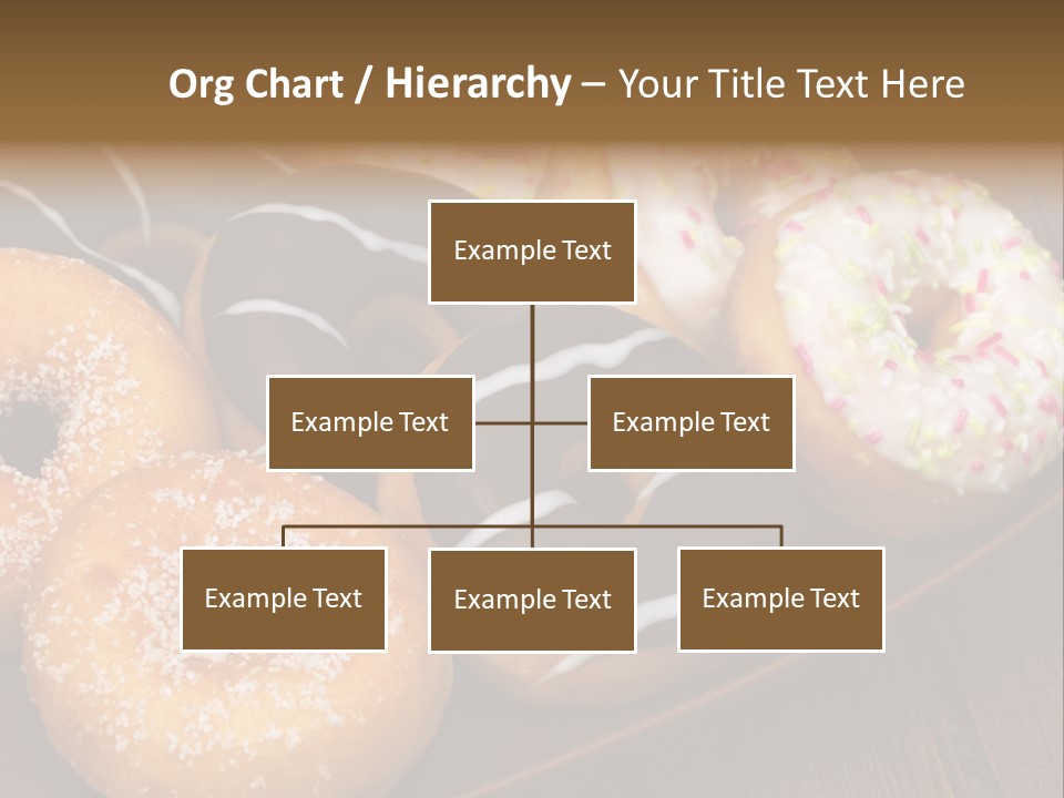 Verzierung Krapfen Ern PowerPoint Template