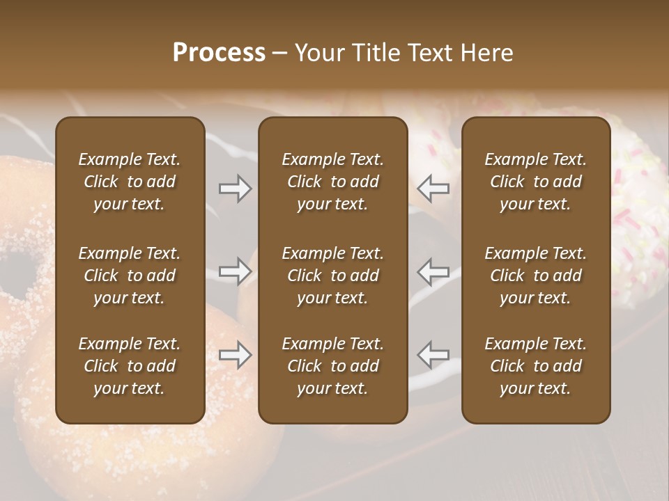 Verzierung Krapfen Ern PowerPoint Template