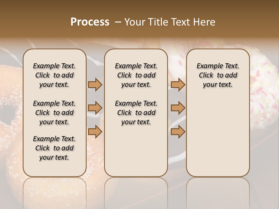 Verzierung Krapfen Ern PowerPoint Template