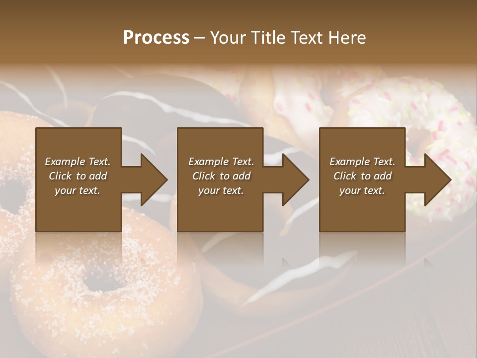 Verzierung Krapfen Ern PowerPoint Template