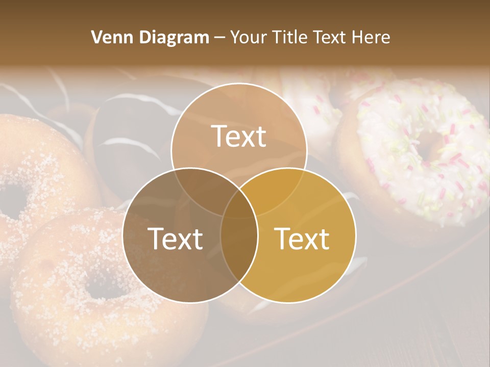 Verzierung Krapfen Ern PowerPoint Template