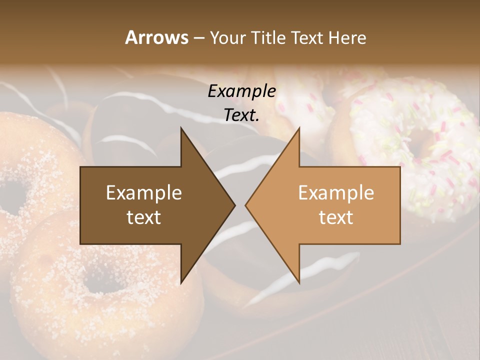 Verzierung Krapfen Ern PowerPoint Template