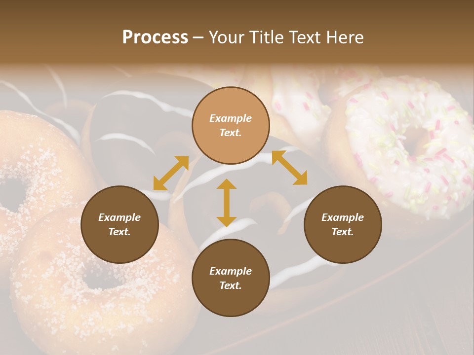 Verzierung Krapfen Ern PowerPoint Template