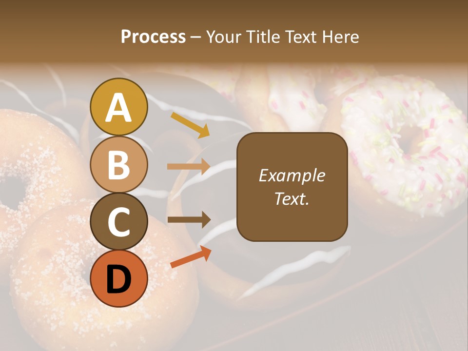 Verzierung Krapfen Ern PowerPoint Template