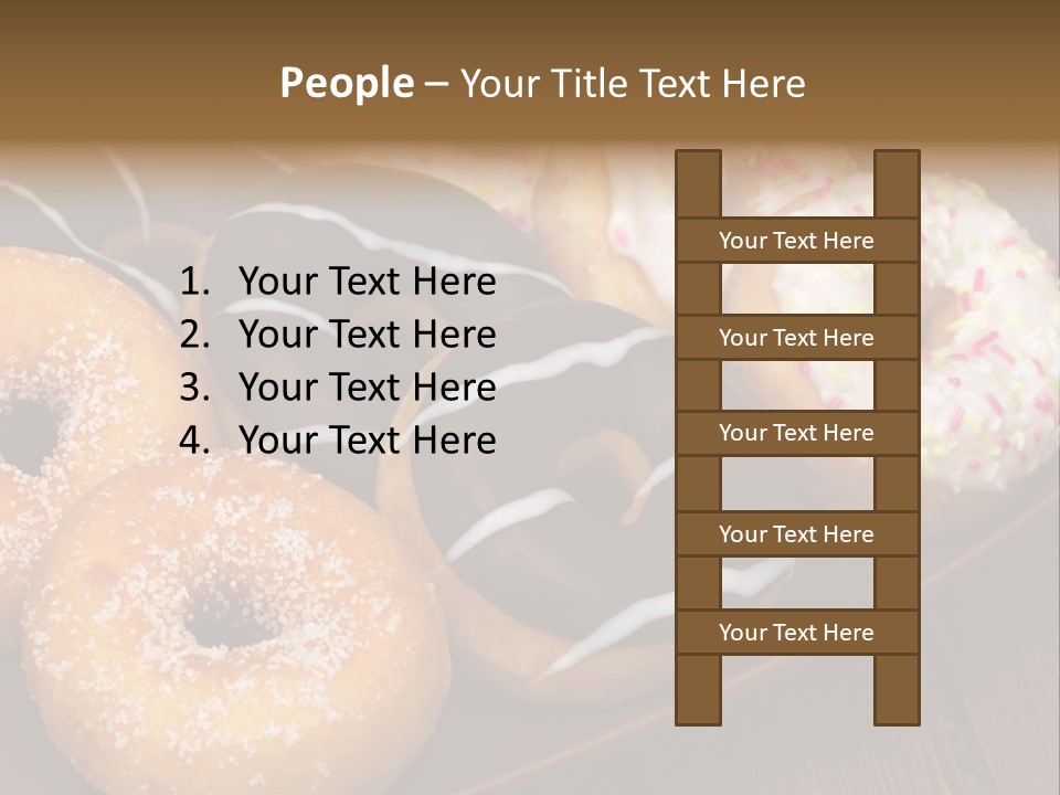 Verzierung Krapfen Ern PowerPoint Template