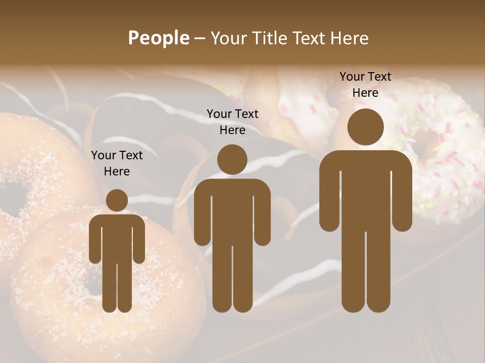 Verzierung Krapfen Ern PowerPoint Template