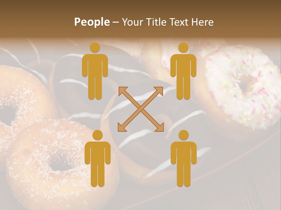 Verzierung Krapfen Ern PowerPoint Template