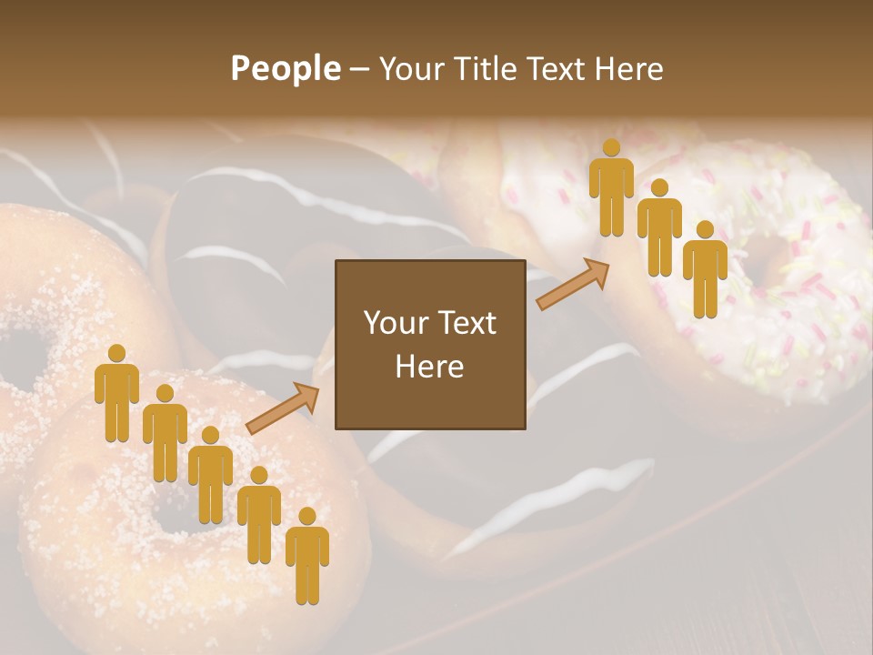 Verzierung Krapfen Ern PowerPoint Template