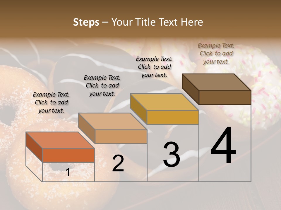 Verzierung Krapfen Ern PowerPoint Template