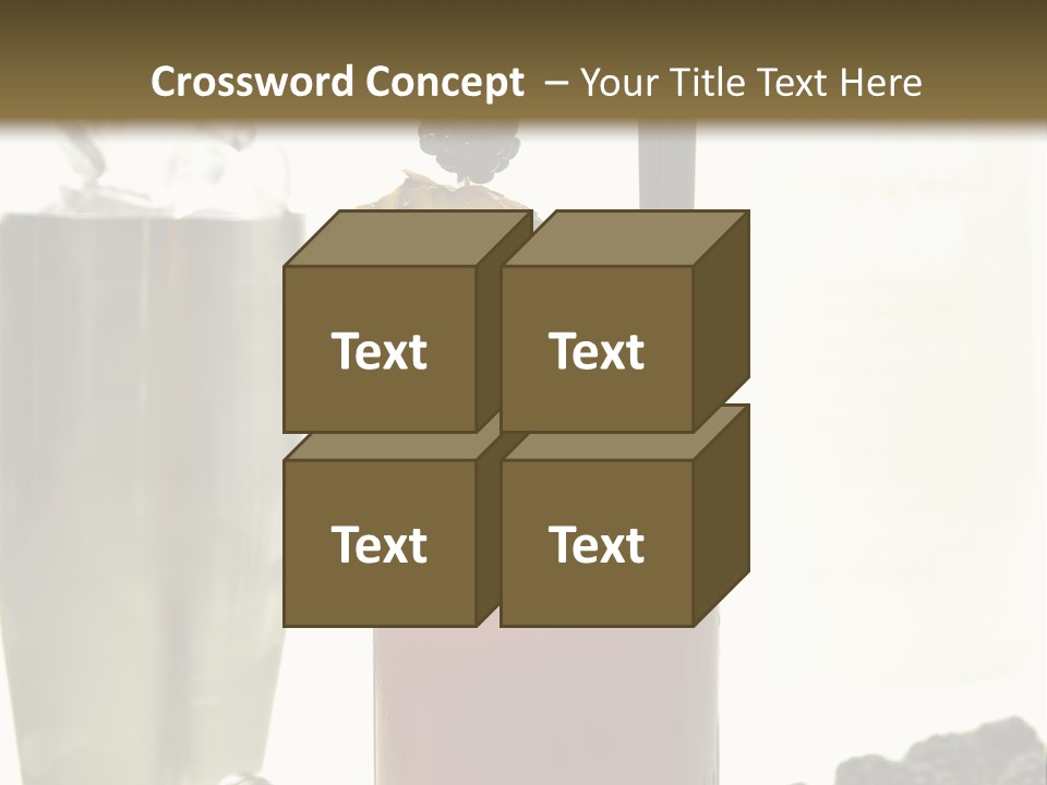 Durst Bar Black PowerPoint Template