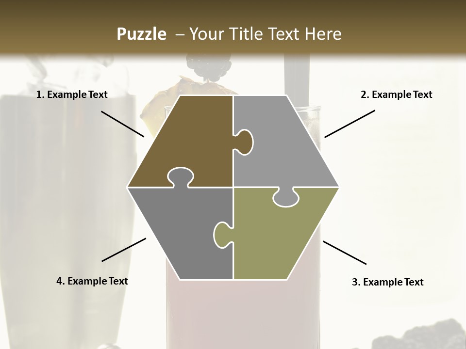 Durst Bar Black PowerPoint Template