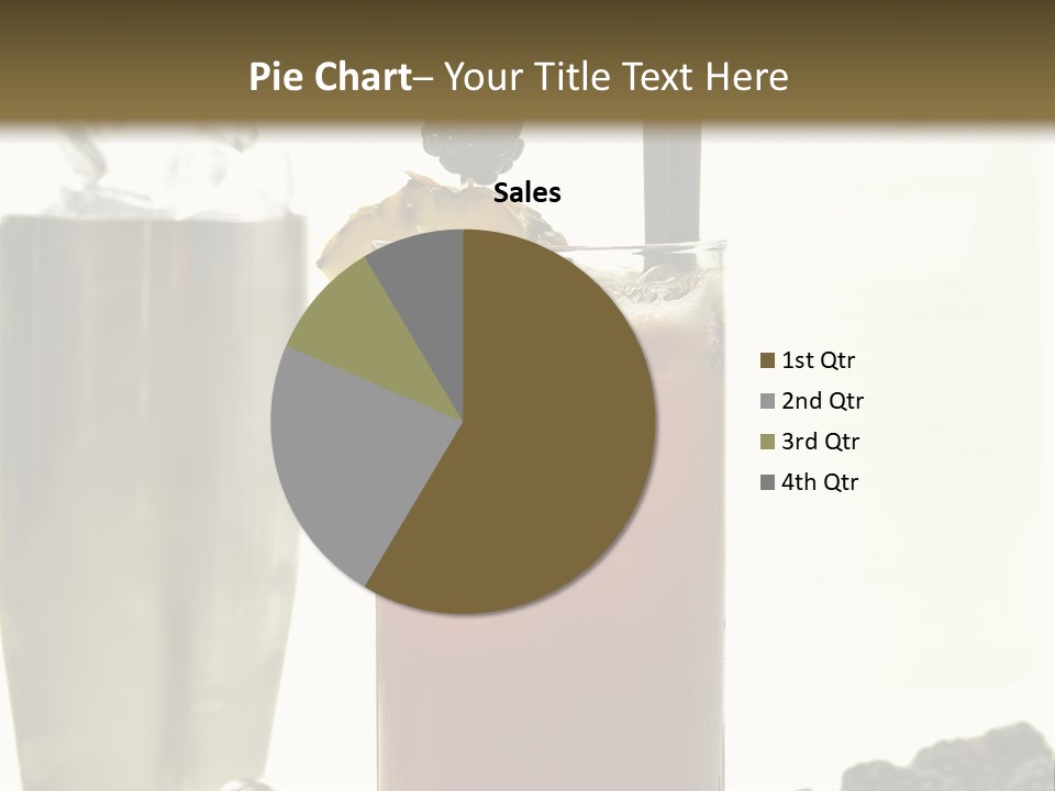 Durst Bar Black PowerPoint Template