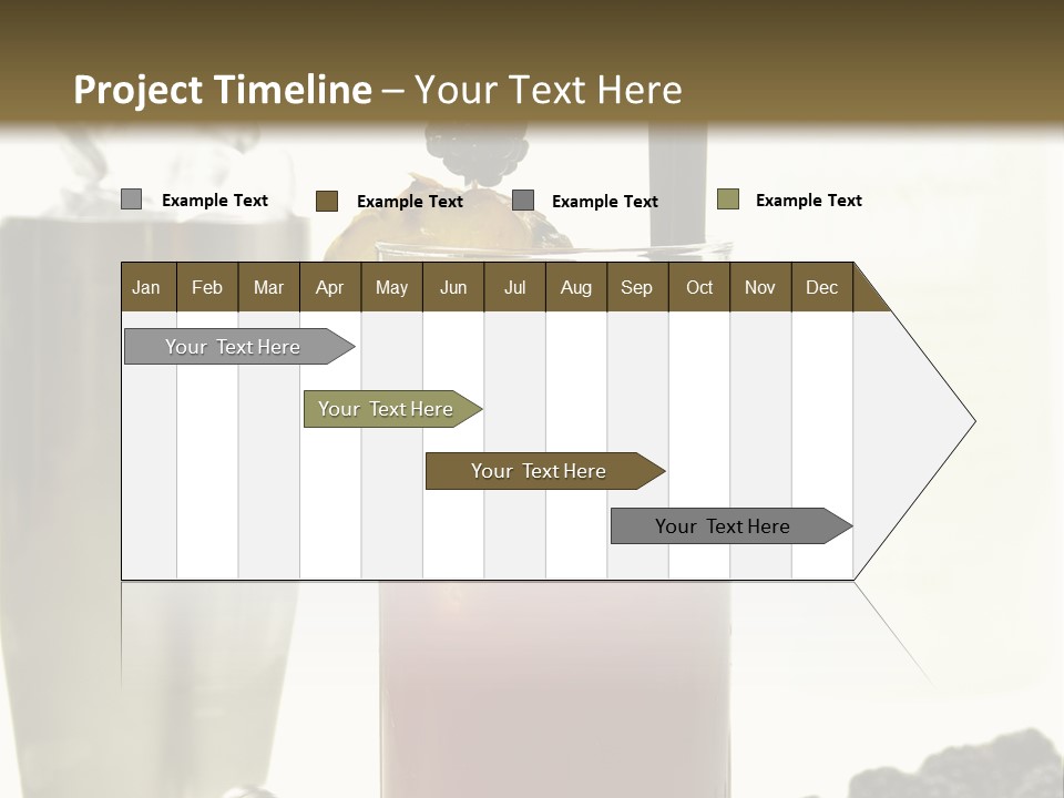 Durst Bar Black PowerPoint Template