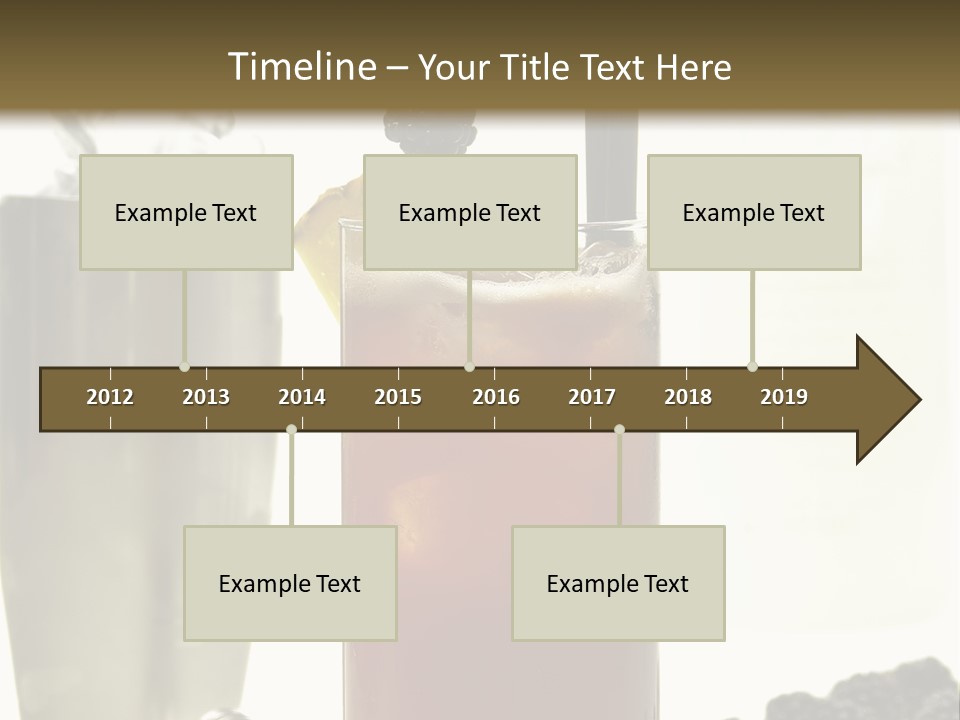 Durst Bar Black PowerPoint Template