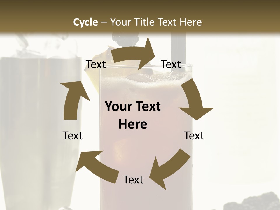 Durst Bar Black PowerPoint Template