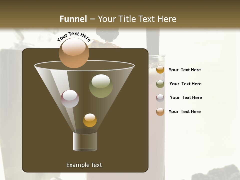 Durst Bar Black PowerPoint Template