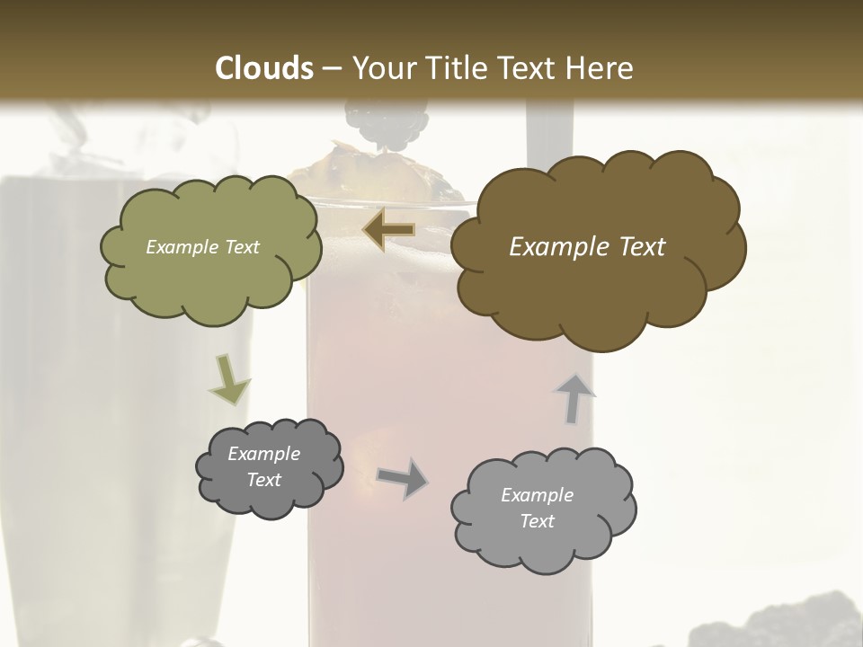 Durst Bar Black PowerPoint Template