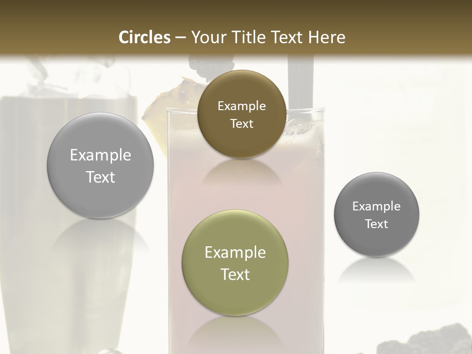 Durst Bar Black PowerPoint Template