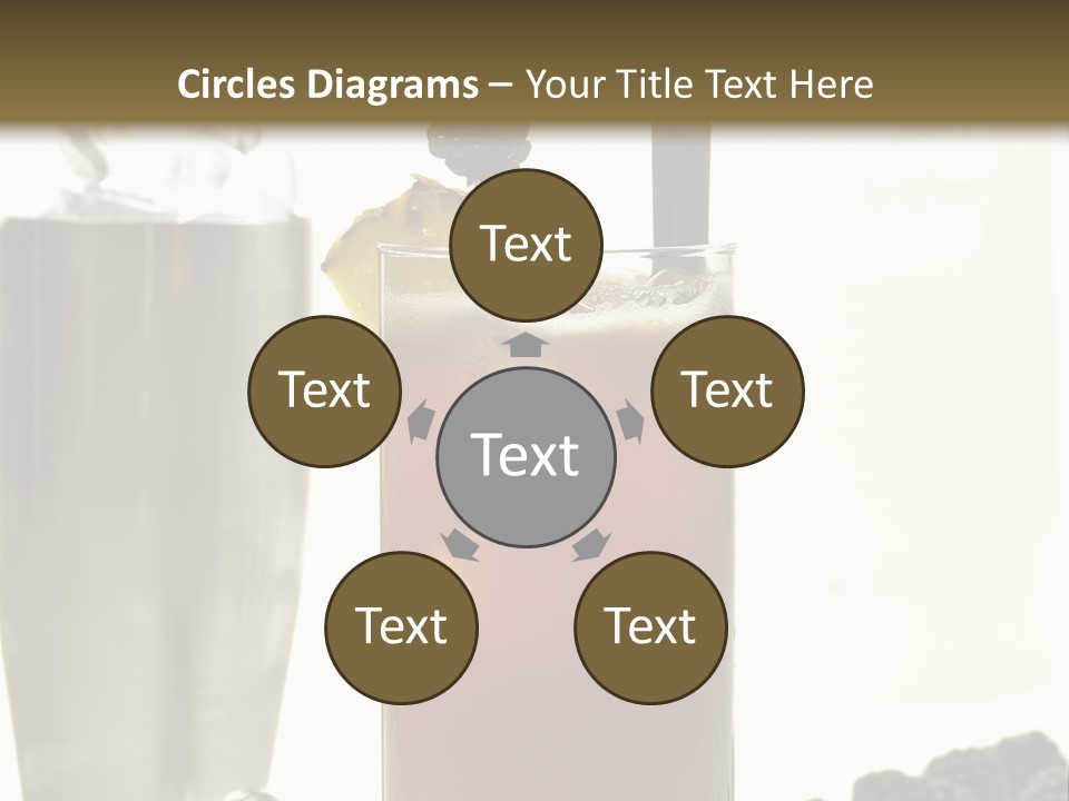Durst Bar Black PowerPoint Template