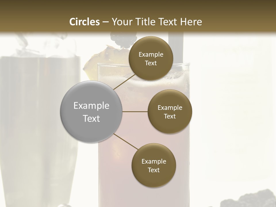 Durst Bar Black PowerPoint Template