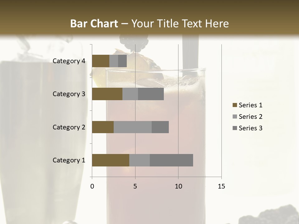 Durst Bar Black PowerPoint Template
