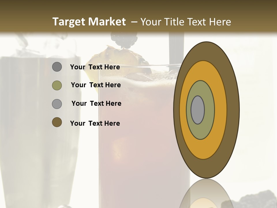 Durst Bar Black PowerPoint Template