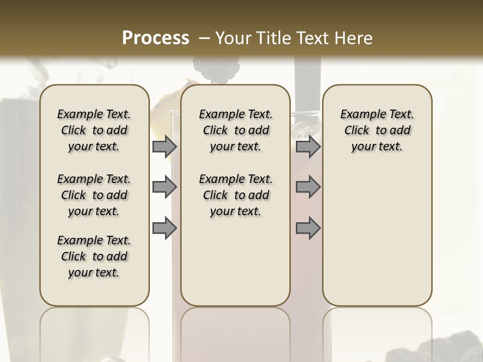Durst Bar Black PowerPoint Template