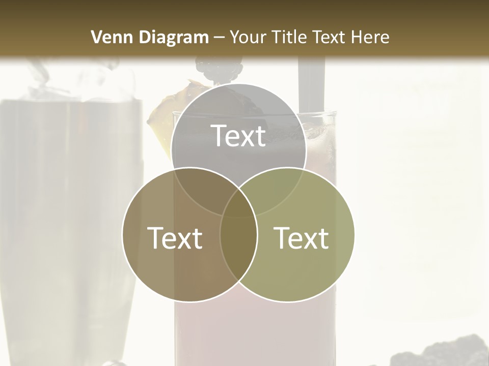 Durst Bar Black PowerPoint Template